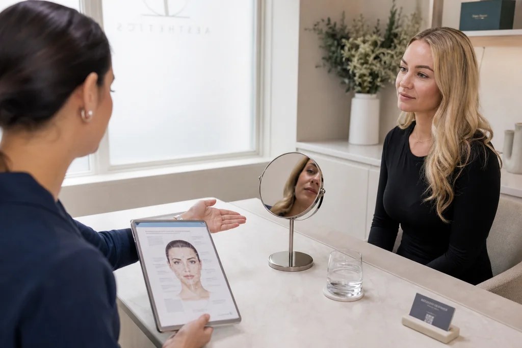 Step 1: Consultation & Face Mapping